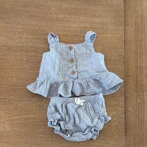 Emily and Oliver 100% Cotton Baby Girl Set